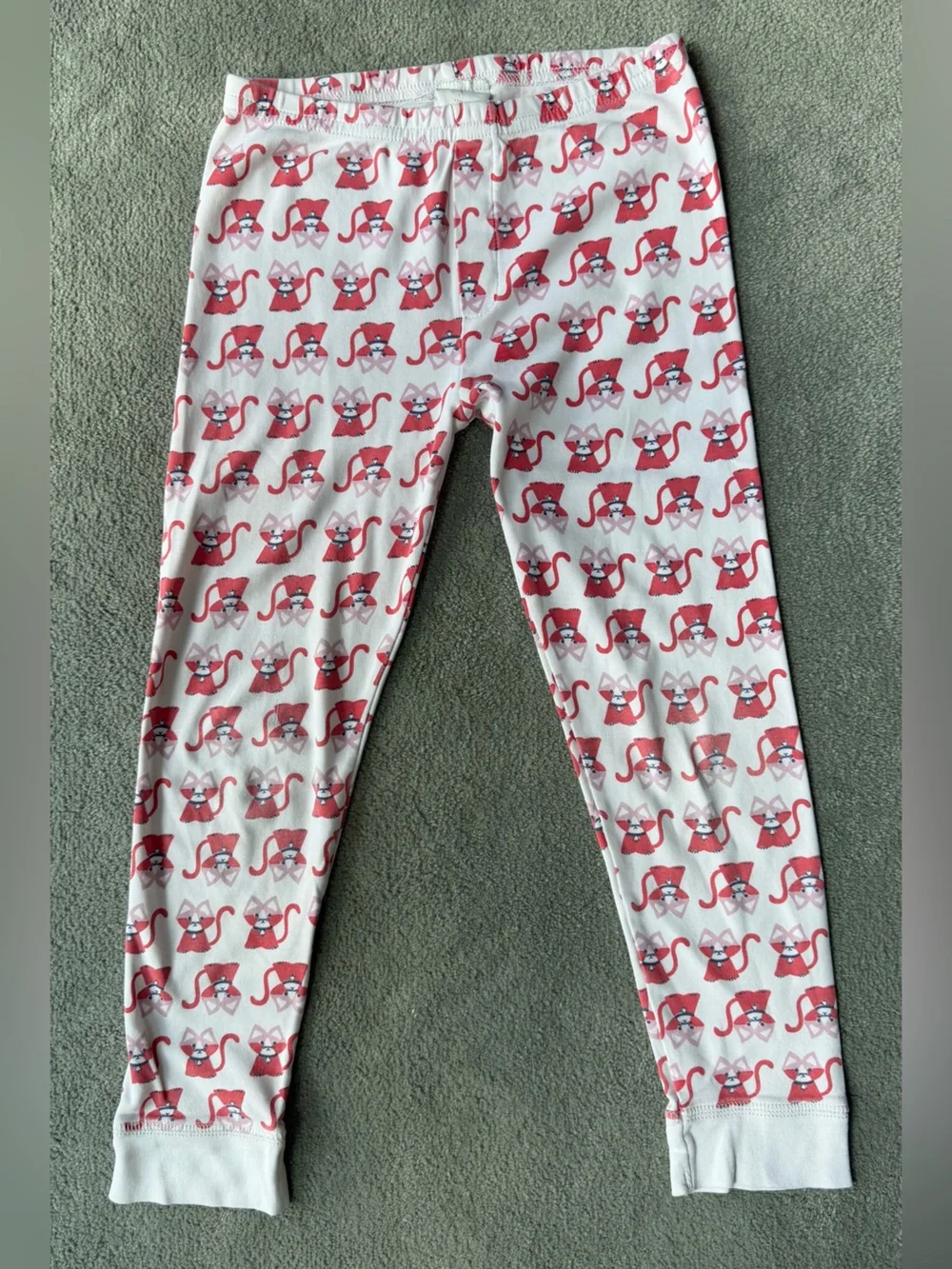 Roberta Roller Rabbit Pink & White Fox Print Kids Pajama Set